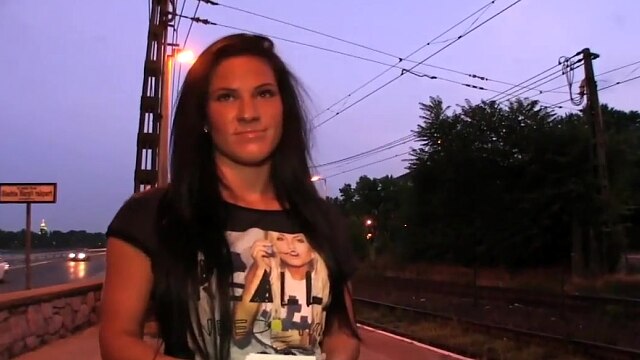 PublicAgent Stunning blue eyed babe fucks outside under a bridge